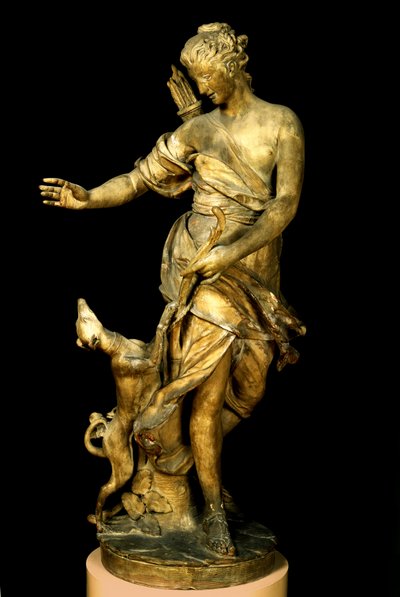 Diana and her Dog by Rene Fremin